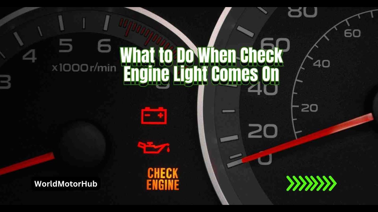 What to Do When Check Engine Light Comes On